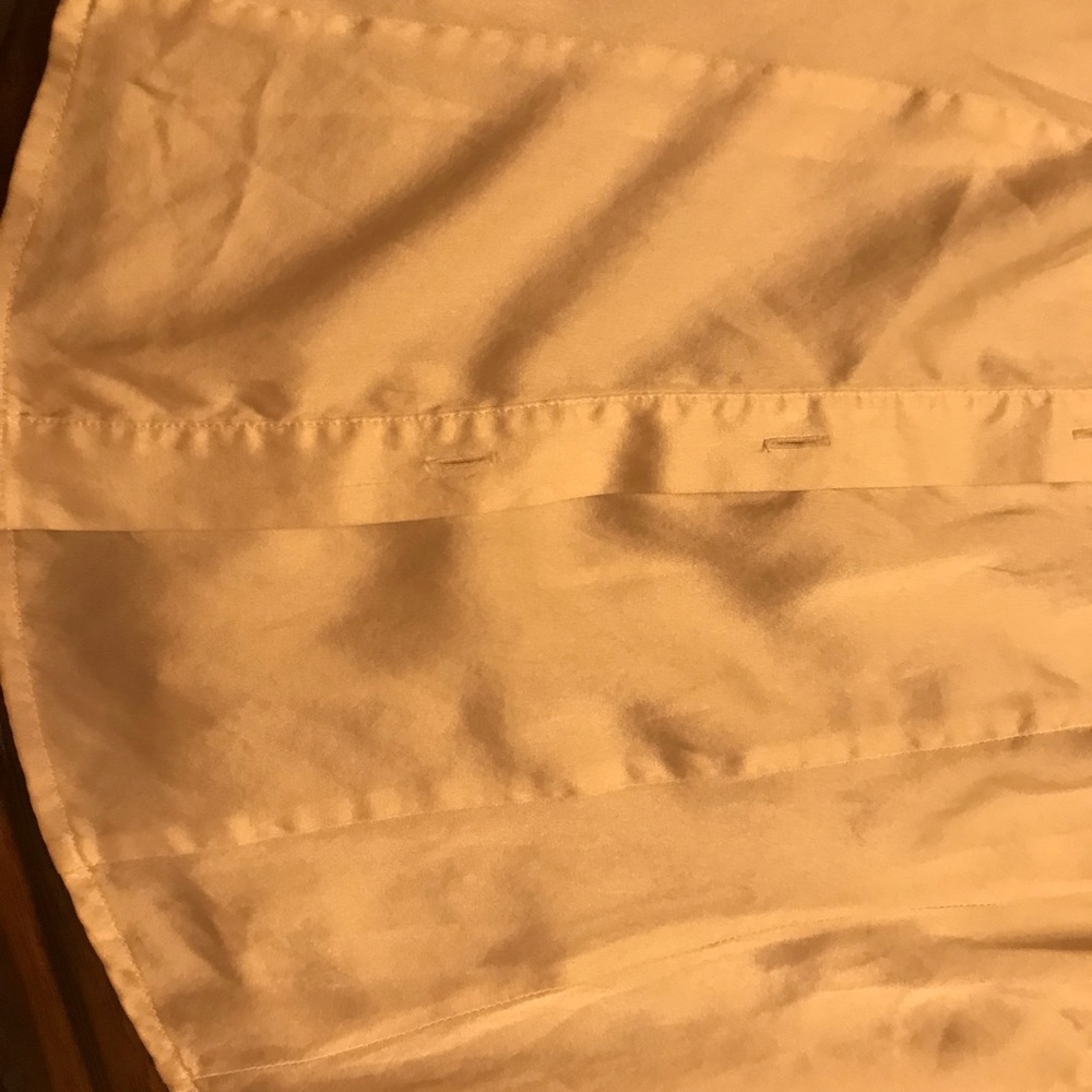 Cute silky button up shirt size small. - Picture 5 of 6